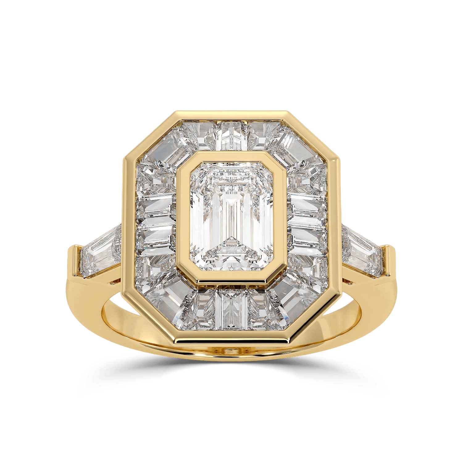 Sapphire and diamond ring mount